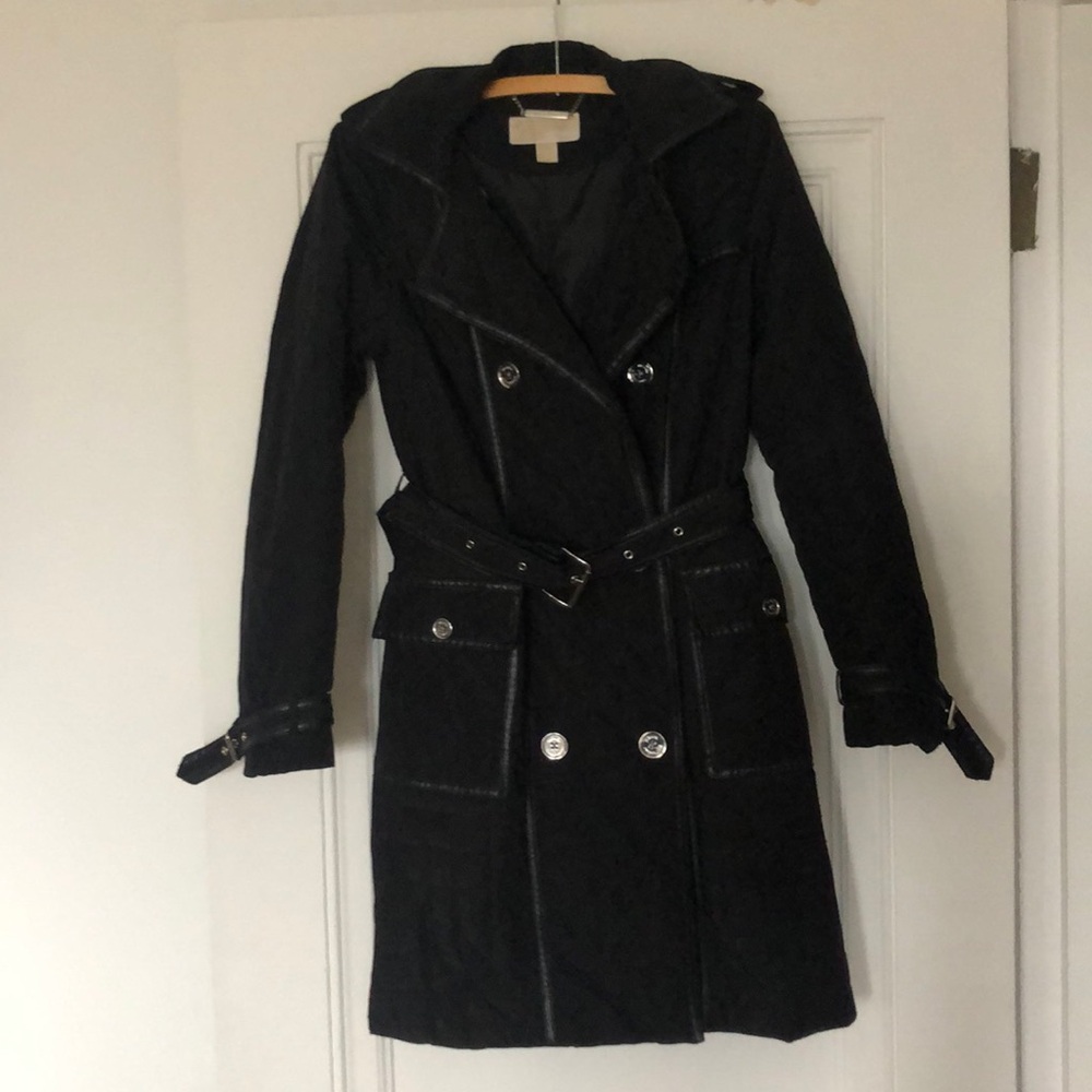 Michael Kors quilted trench coat